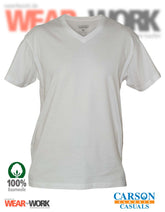 V-Neck T-Shirt weiss CVT